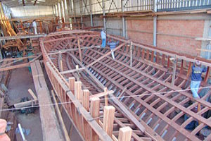 Construction de bateau goelette Turquie